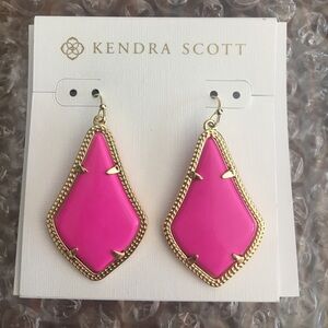 Kendra Scott Pink and Gold Earrings